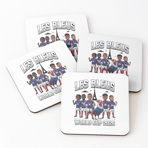 Item preview, Les Bleus France World Cup 2026 Football Rooster Cartoon Fan designed and sold by nojany.