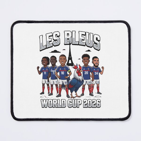 Item preview, Les Bleus France World Cup 2026 Football Rooster Cartoon Fan designed and sold by nojany.