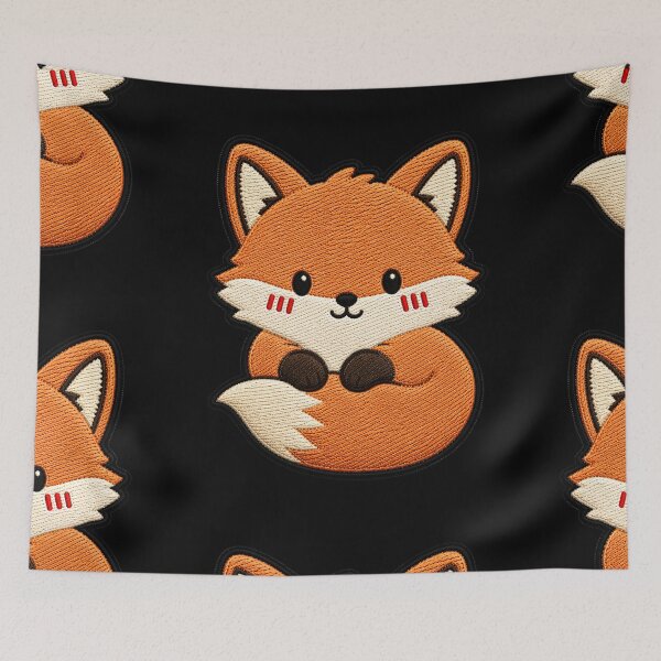 Item preview, Cute Kawaii Fox Animal Design designed and sold by ColorSplash123.