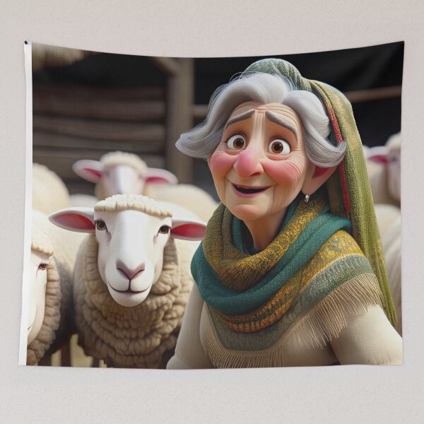 Item preview, Old Fart as a sheep shearer designed and sold by Colin Bentham.