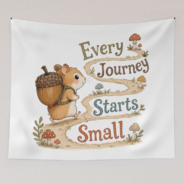 Item preview, Acorn Adventurer - Cute Hamster Nursery designed and sold by bapupa.