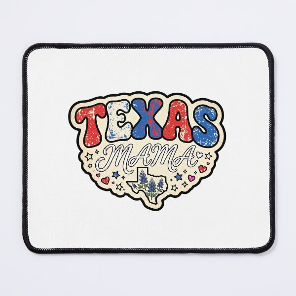 Item preview, Texas Mama Retro Groovy Shirt - Lone Star State Bluebonnet Mom designed and sold by Petringo.