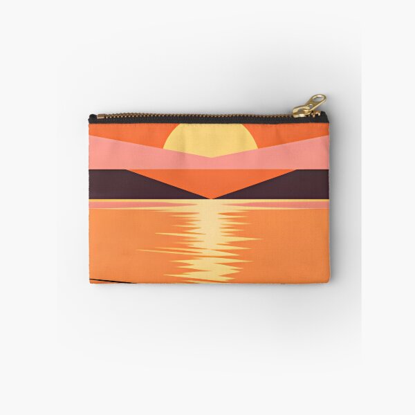 Item preview, Ocean Soul – Retro Tropical Sunset Illustration designed and sold by Spirit of Siam.