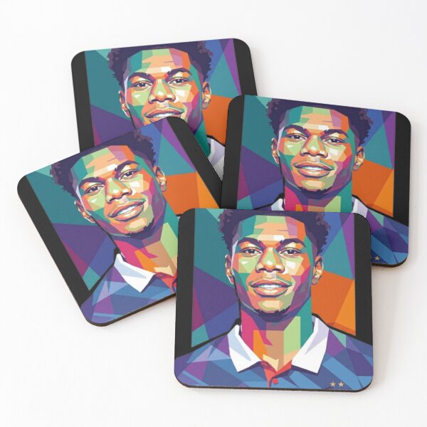 Item preview, Aurélien Tchouaméni Geometric Pop Art  designed and sold by oganespegenh.
