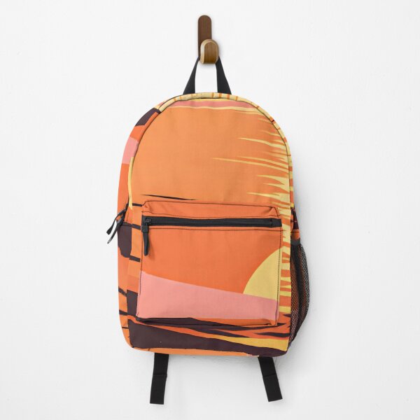 Item preview, Ocean Soul – Retro Tropical Sunset Illustration designed and sold by Spirit of Siam.