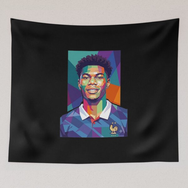 Item preview, Aurélien Tchouaméni Geometric Pop Art  designed and sold by oganespegenh.