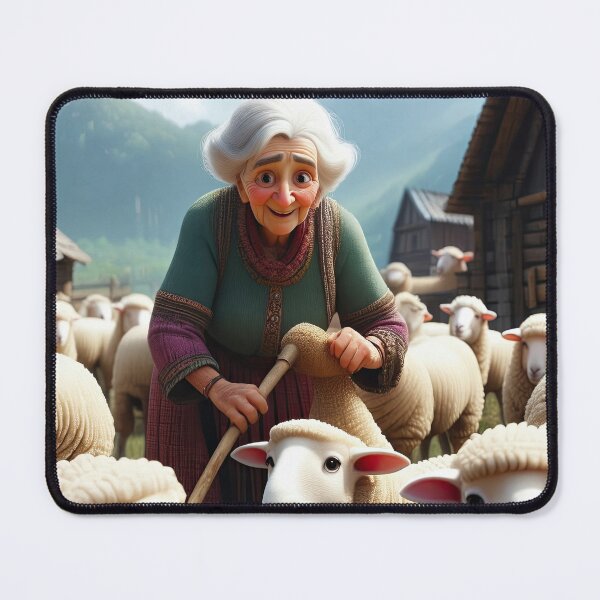 Item preview, Old Fart as a sheep shearer designed and sold by Colin Bentham.