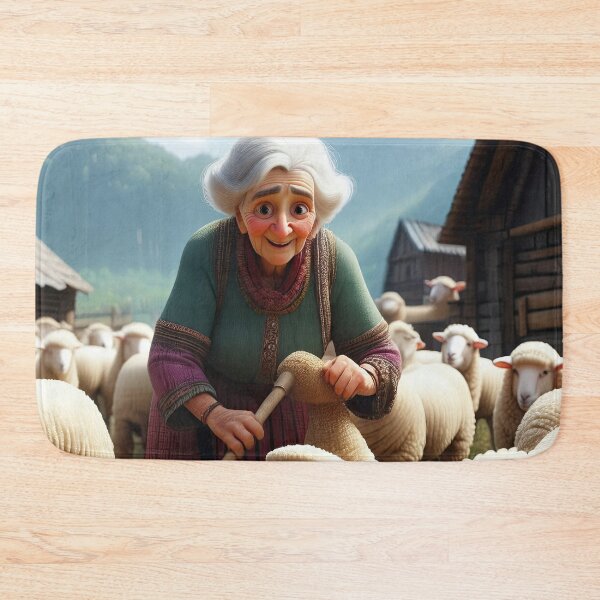 Item preview, Old Fart as a sheep shearer designed and sold by Colin Bentham.