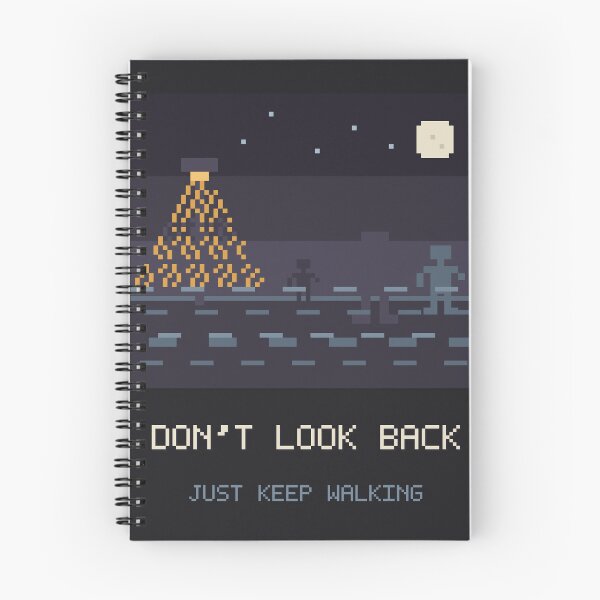 Item preview, Don't Look Back, Retro Horror Pixel Art Night Street designed and sold by River1Shop.