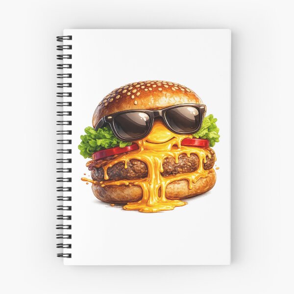 Item preview, Cool Sunglasses Burger: Funny Character Cheeseburger Humor Art designed and sold by irfanshikh.