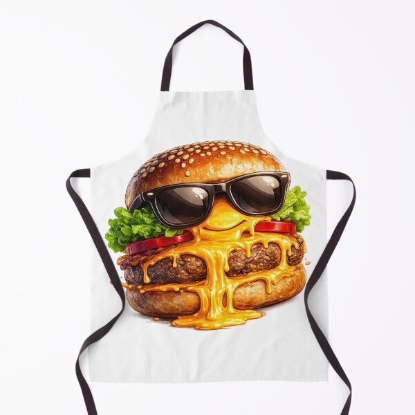 Item preview, Cool Sunglasses Burger: Funny Character Cheeseburger Humor Art designed and sold by irfanshikh.