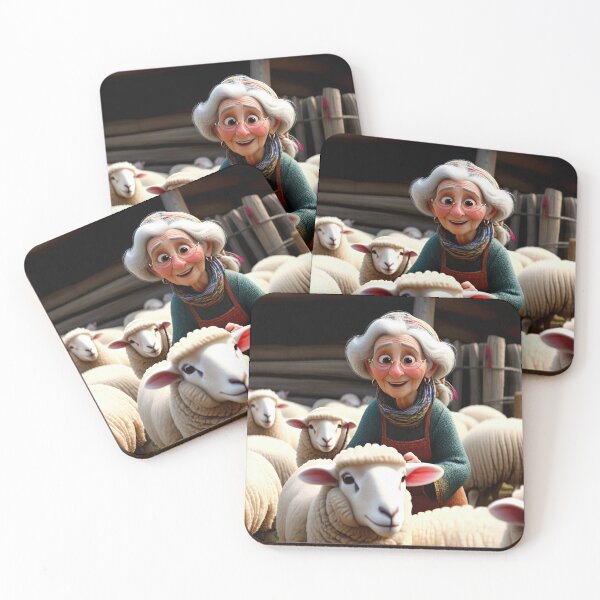 Item preview, Old Fart as a sheep shearer designed and sold by Colin Bentham.
