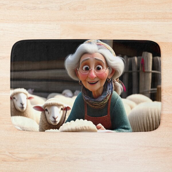 Item preview, Old Fart as a sheep shearer designed and sold by Colin Bentham.