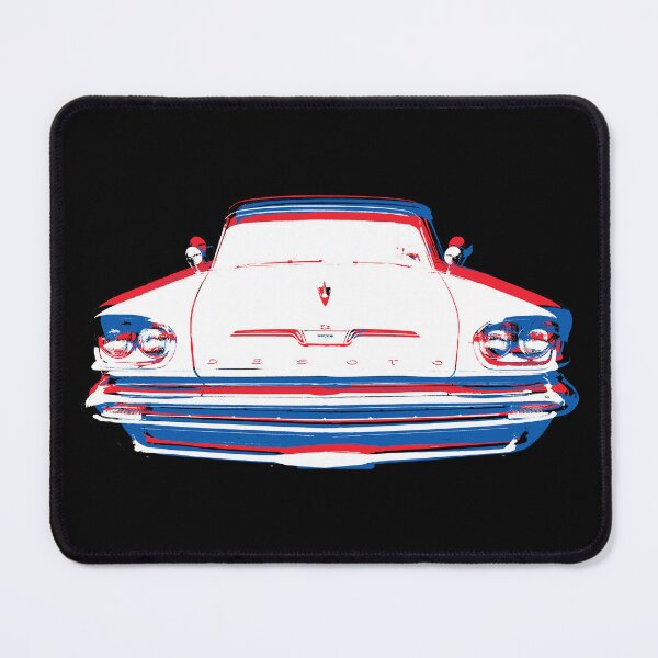 Item preview, DeSoto Firedome 1957 classic American car red-white-blue designed and sold by soitwouldseem.