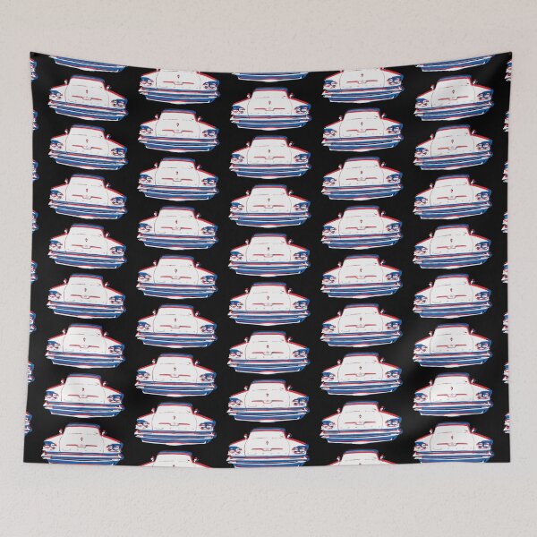 Item preview, DeSoto Firedome 1957 classic American car red-white-blue designed and sold by soitwouldseem.