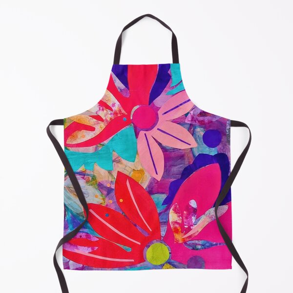 Item preview, "Garden Party" collage by Jenette Hewitt Art JKH63 designed and sold by Jenette Hewitt Art.