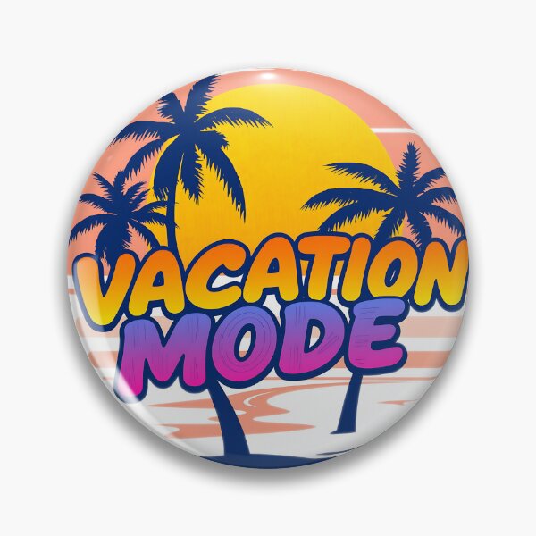 Item preview, Vacation Mode Sunset Palms designed and sold by T-domain.