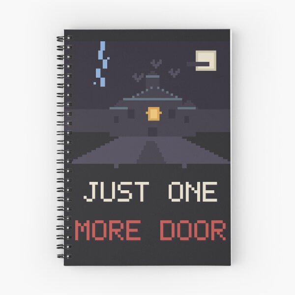 Item preview, Just One More Door, Haunted Mansion Pixel Art designed and sold by River1Shop.