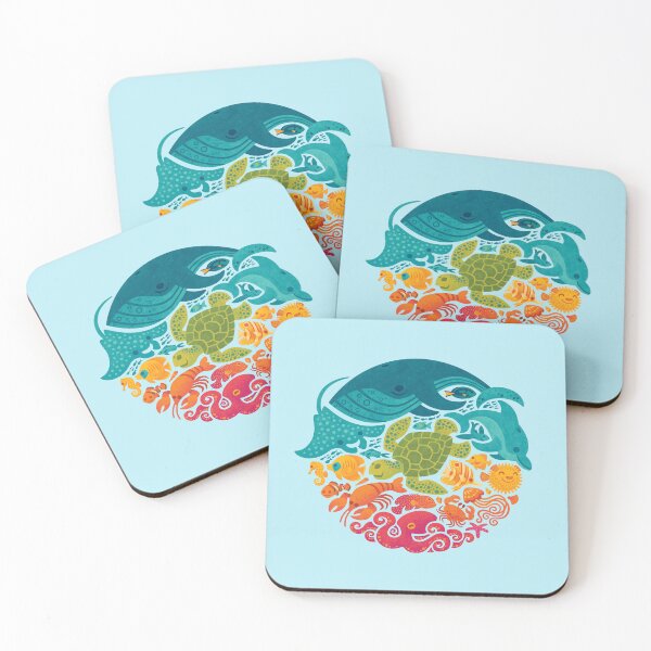 Item preview, Aquatic Rainbow (light blue) designed and sold by Wayne Minnis.