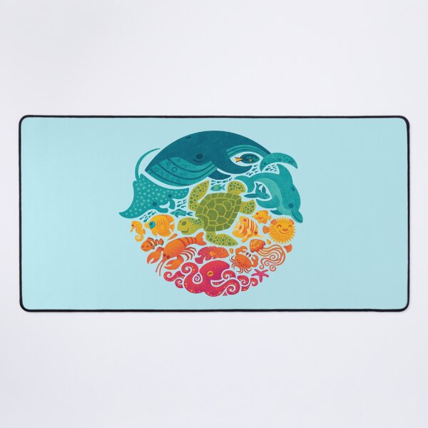 Item preview, Aquatic Rainbow (light blue) designed and sold by Wayne Minnis.