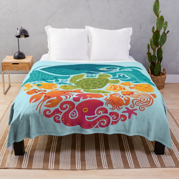 Item preview, Aquatic Rainbow (light blue) designed and sold by Wayne Minnis.
