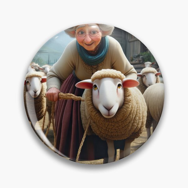 Item preview, Old Fart as a sheep shearer designed and sold by Colin Bentham.