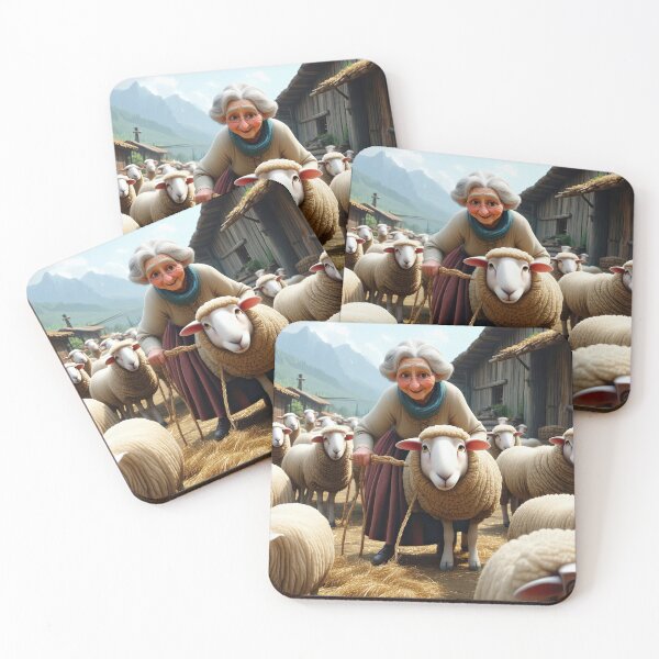 Item preview, Old Fart as a sheep shearer designed and sold by Colin Bentham.
