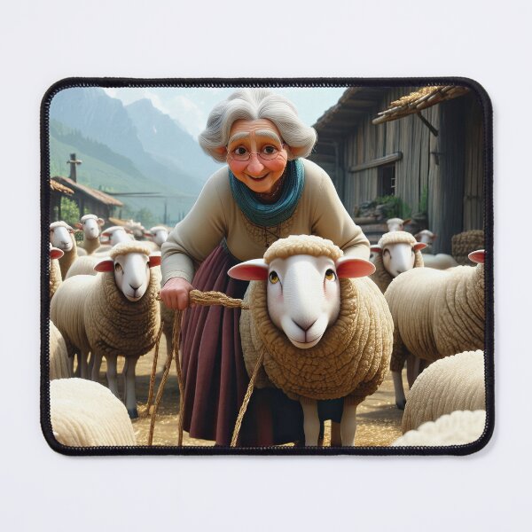 Item preview, Old Fart as a sheep shearer designed and sold by Colin Bentham.