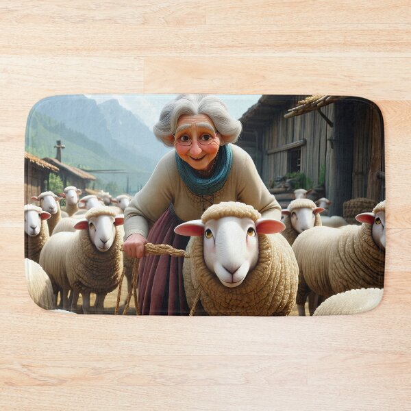 Item preview, Old Fart as a sheep shearer designed and sold by Colin Bentham.