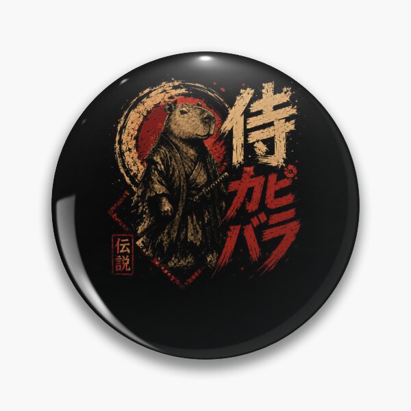 Item preview, Samurai Capybara Legend Japanese Warrior Animal Lover designed and sold by HumansStuck12.