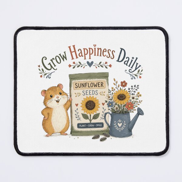 Item preview, Seedling Keeper - Cute Hamster Nursery designed and sold by bapupa.