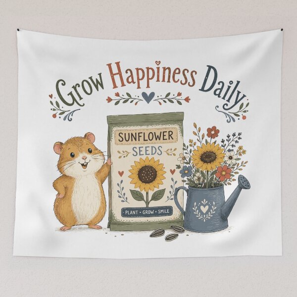 Item preview, Seedling Keeper - Cute Hamster Nursery designed and sold by bapupa.