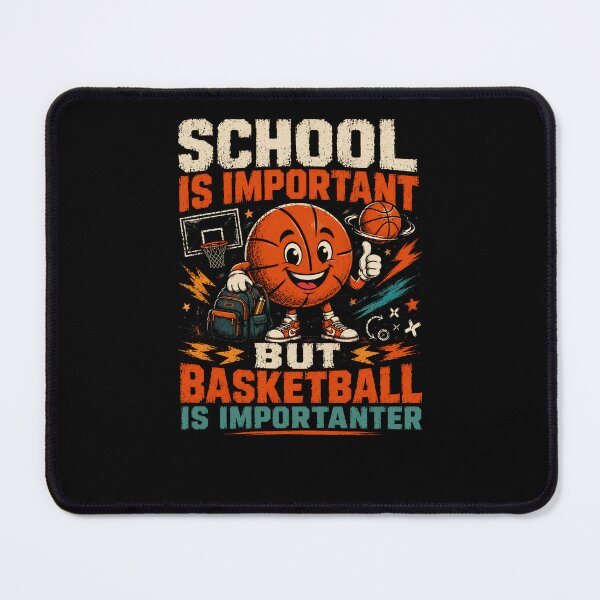 Item preview, School Is Important But Basketball Is Importer Funny Student Athlete Player designed and sold by HumansStuck12.