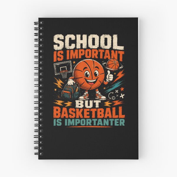 Item preview, School Is Important But Basketball Is Importer Funny Student Athlete Player designed and sold by HumansStuck12.