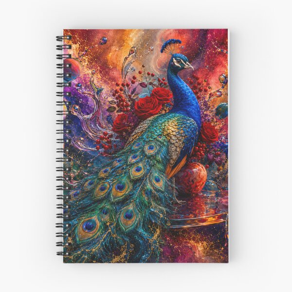 Item preview, Celestial Peacock in Bloom designed and sold by Jlbcartgallery.