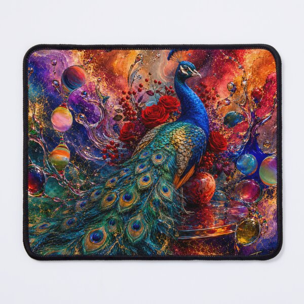 Item preview, Celestial Peacock in Bloom designed and sold by Jlbcartgallery.