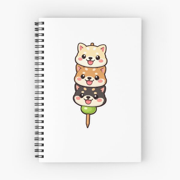 Item preview, Cute Shiba Inu Dango - Kawaii Japanese Dog Food Sticker designed and sold by AuraArtistica.
