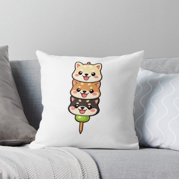 Item preview, Cute Shiba Inu Dango - Kawaii Japanese Dog Food Sticker designed and sold by AuraArtistica.