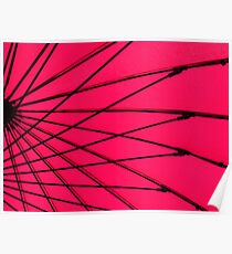 Christine's Pink Umbrella Poster