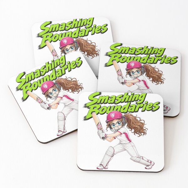 Item preview, Smashing Boundaries Female Cricketer Chibi Tribute designed and sold by ArtisticDesignsbyLinda.