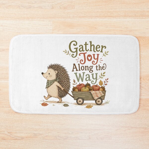 Item preview, Apple Gatherer - Cute Hedgehog Nursery designed and sold by bapupa.