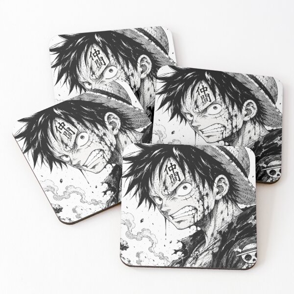 Item preview, Scarred Straw Wanderer Ink Portrait designed and sold by ZenOtaku Lab.