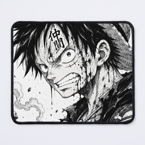 Item preview, Scarred Straw Wanderer Ink Portrait designed and sold by ZenOtaku Lab.
