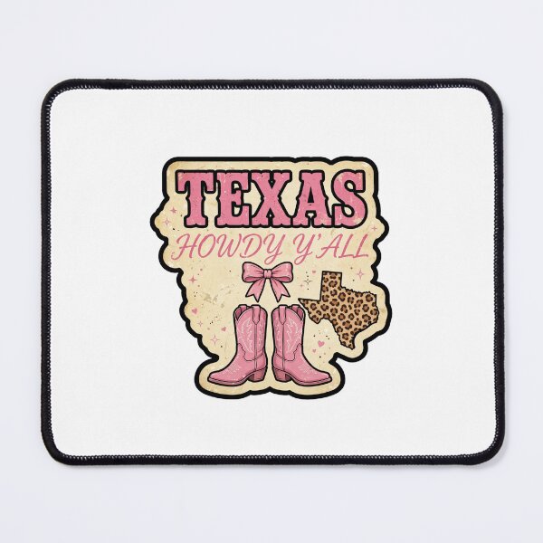 Item preview, Texas Howdy Yall Shirt - Pink Western Cowgirl Coquette Bow designed and sold by Petringo.