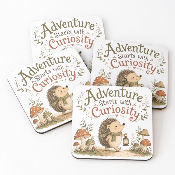 Item preview, Cozy Explorer - Cute Hedgehog Nursery designed and sold by bapupa.