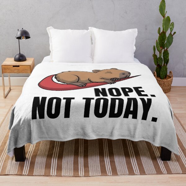 Item preview, Sleeping Capybara | Nikes Swoosh Parody | Nope Not Today designed and sold by Har-vee.