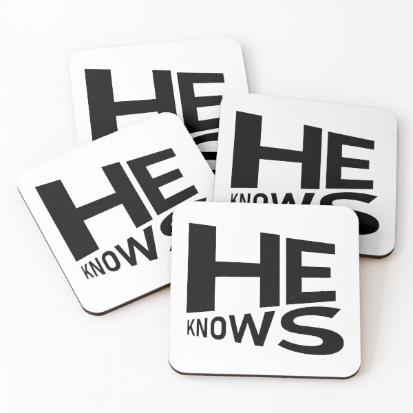 Item preview, He Knows – Christian Faith Typography T-Shirt Design designed and sold by CrossCrafted.