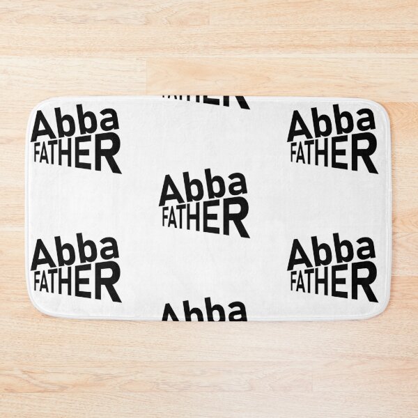 Item preview, Abba Father – Christian Faith Typography T-Shirt Design designed and sold by CrossCrafted.