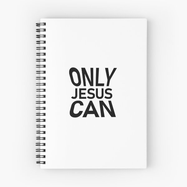 Item preview, Only Jesus Can – Christian Faith Typography T-Shirt Design designed and sold by CrossCrafted.
