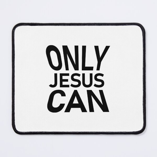 Item preview, Only Jesus Can – Christian Faith Typography T-Shirt Design designed and sold by CrossCrafted.